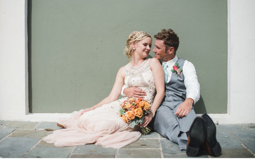 A Beautiful Beaded BHLDN Dress for a ‘Love Birds’ Inspired Texas Wedding