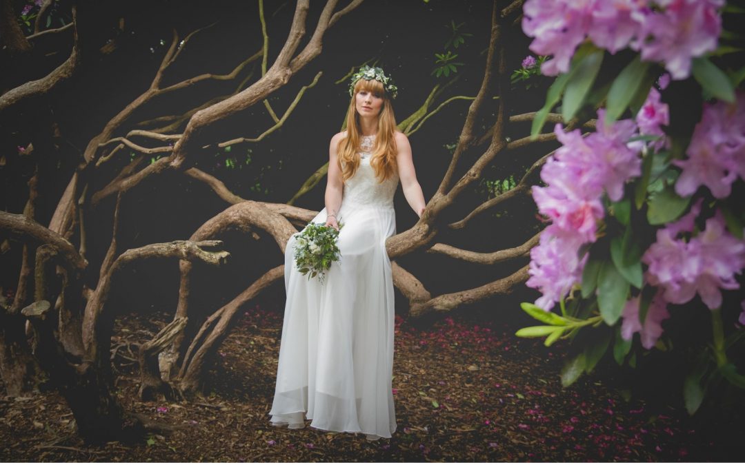 Summery Amanda Wyatt Dress for White and Green Inspired Garden Edit